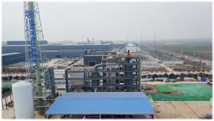 陜西蒲城海泰高端液晶顯示材料生產(chǎn)項目建設(shè)工程施工紀實